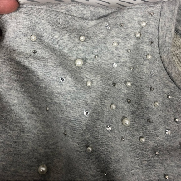 LOFT sweatshirt gray color - Picture 3 of 8